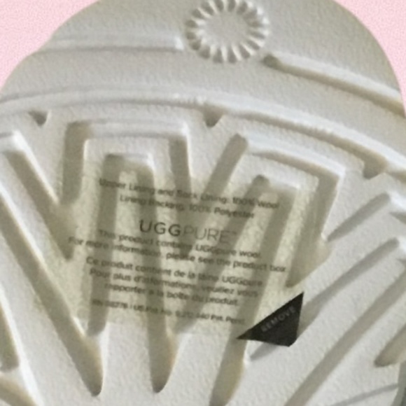 NEW UGG Classic Short Sequin Silver Pink Combe Boot - Picture 12 of 15